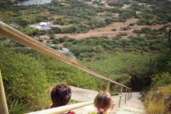 Steps of Hooiberg Aruba